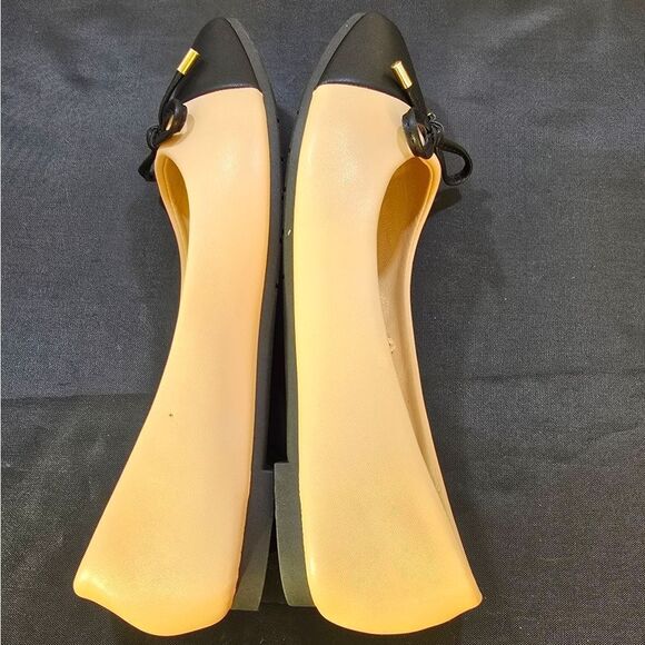 BRAND NEW CHARLES ALBERT TWO TONE BALLET BOWNOT FLAT SHOE - Picture 11 of 16